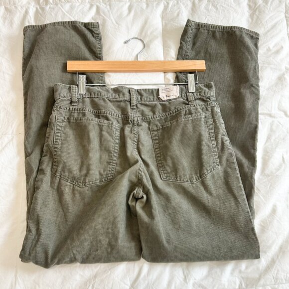 J.Crew City Fit Bootcut Corduroy Pants Olive Green Women’s Size 8 - Picture 8 of 8